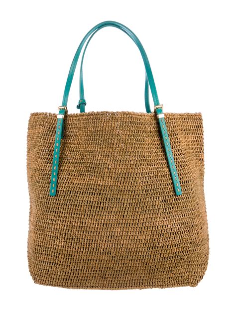 Michael Kors Santorini Raffia Tote 